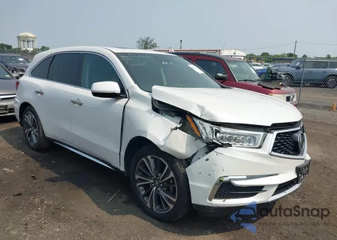 2020 Acura Mdx Technology Package z USA, uszkodzony, nr VIN 5J8YD4H52LL011214